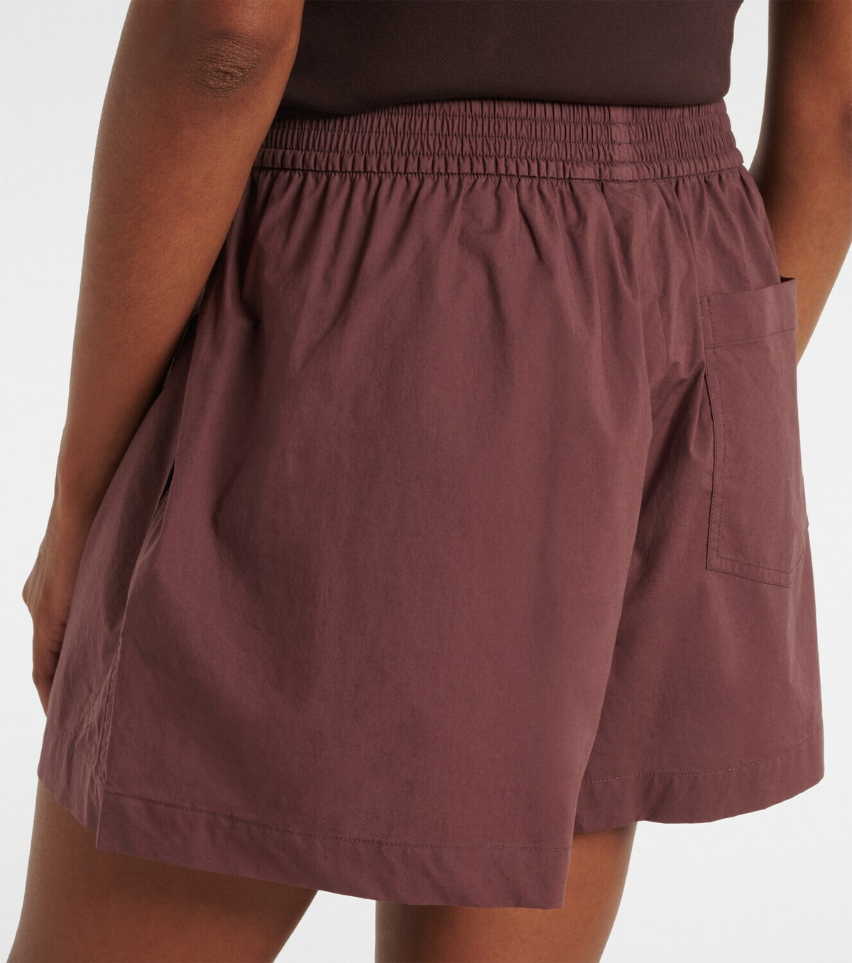 Varley Morales cotton poplin shorts