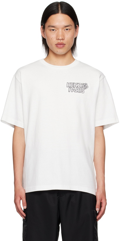 Photo: Kenzo White Kenzo Paris Constellation T-Shirt