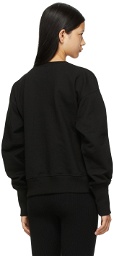 SJYP Black Graphic Sweatshirt