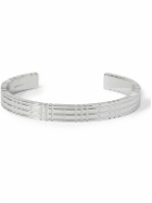 Burberry - Engraved Silver-Tone Cuff - Silver