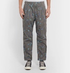 nonnative - Manager Easy Tapered Floral-Print Cotton Trousers - Charcoal