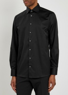 Eton Cotton-twill Shirt Black