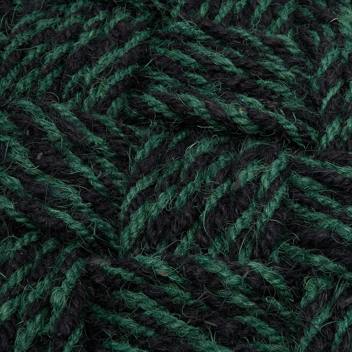 HAY Coco Door Mat - Swirl in Green/Black 