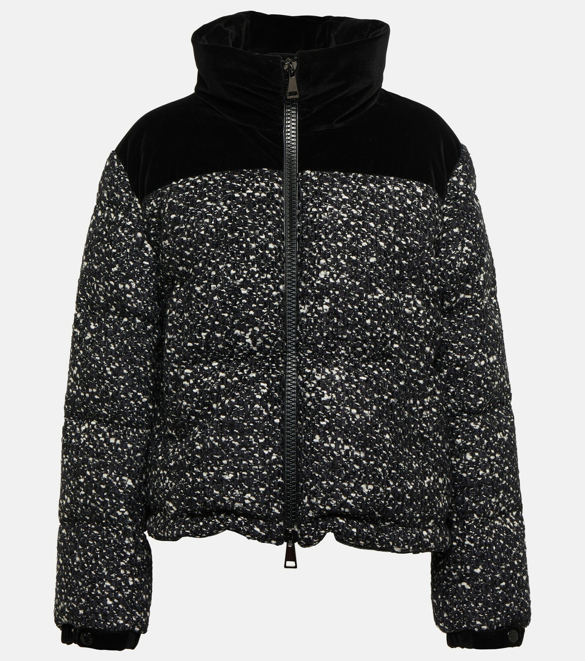 Moncler - Girotte tweed down jacket Moncler