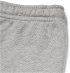 Gucci - Tapered Logo-Print Loopback Cotton-Jersey Sweatpants - Men - Gray