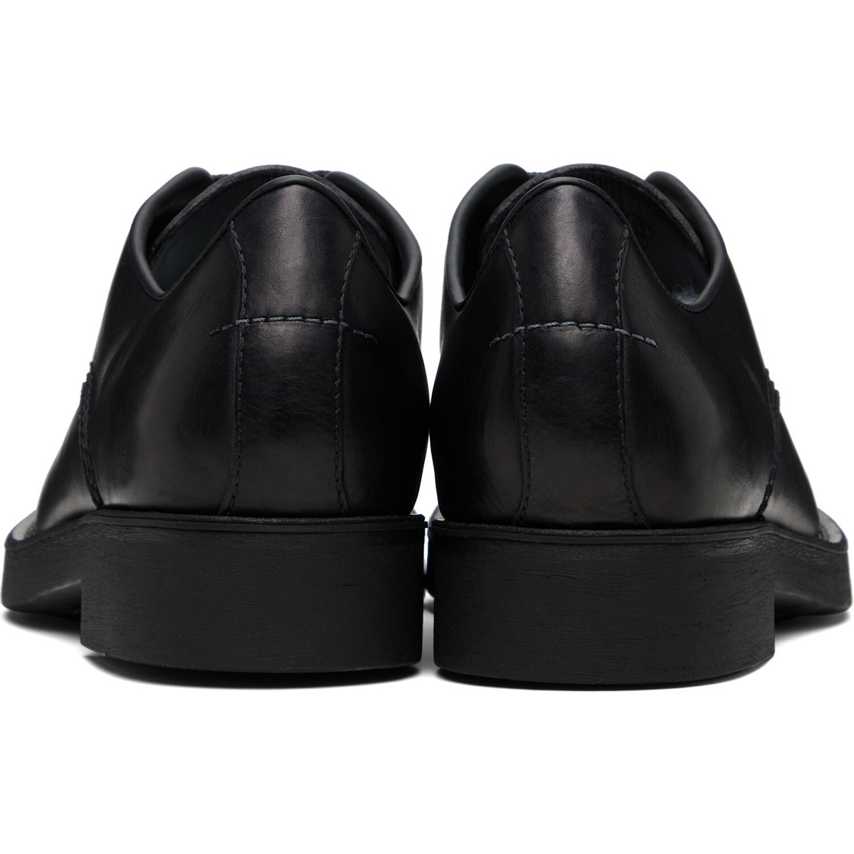 MM6 Maison Margiela Black Lace-Up Derbys