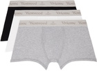 Vivienne Westwood Three-Pack Multicolor Logo Boxers