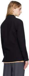 ZEGNA Black Button Jacket