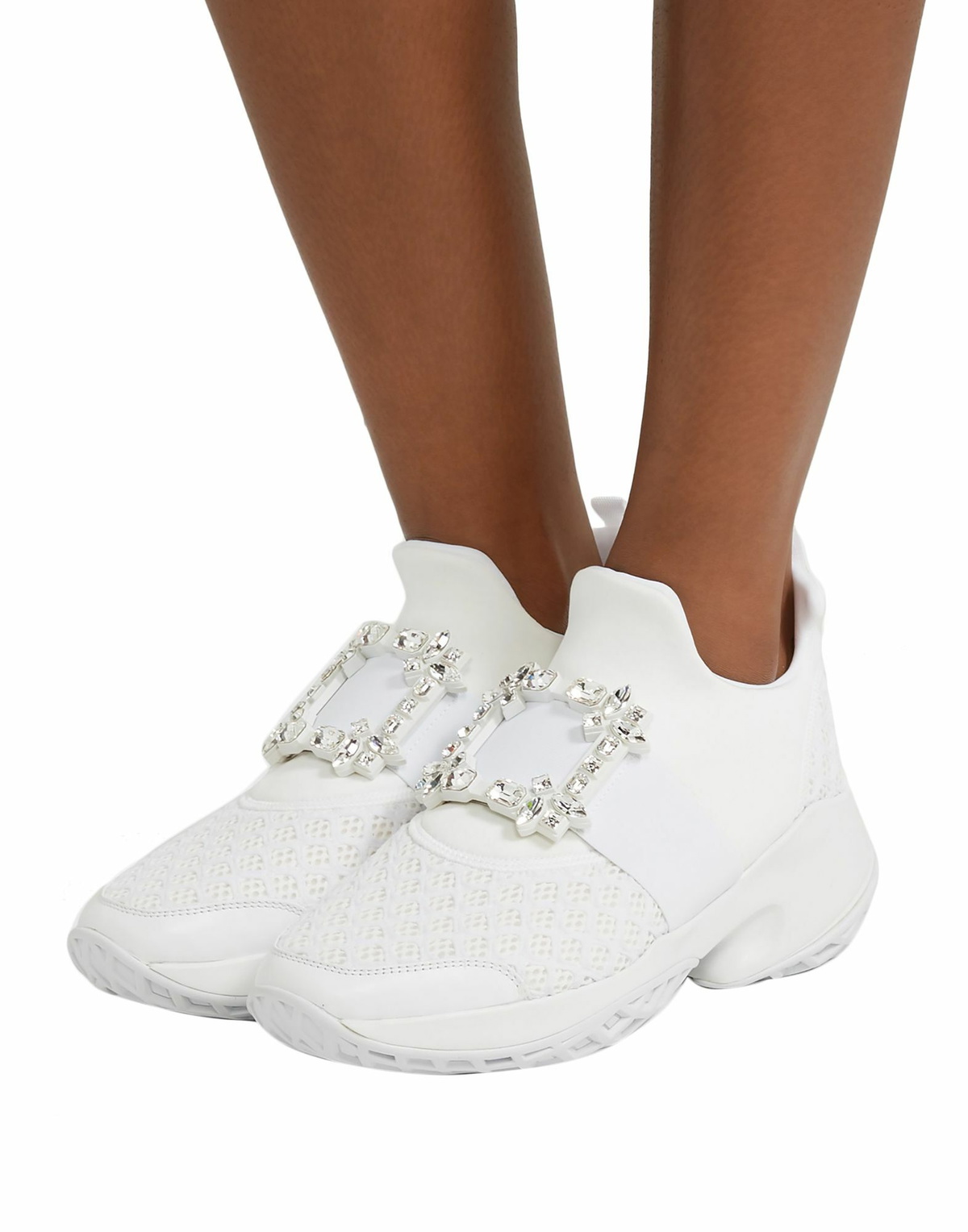 Roger Vivier Womens Sneakers in White