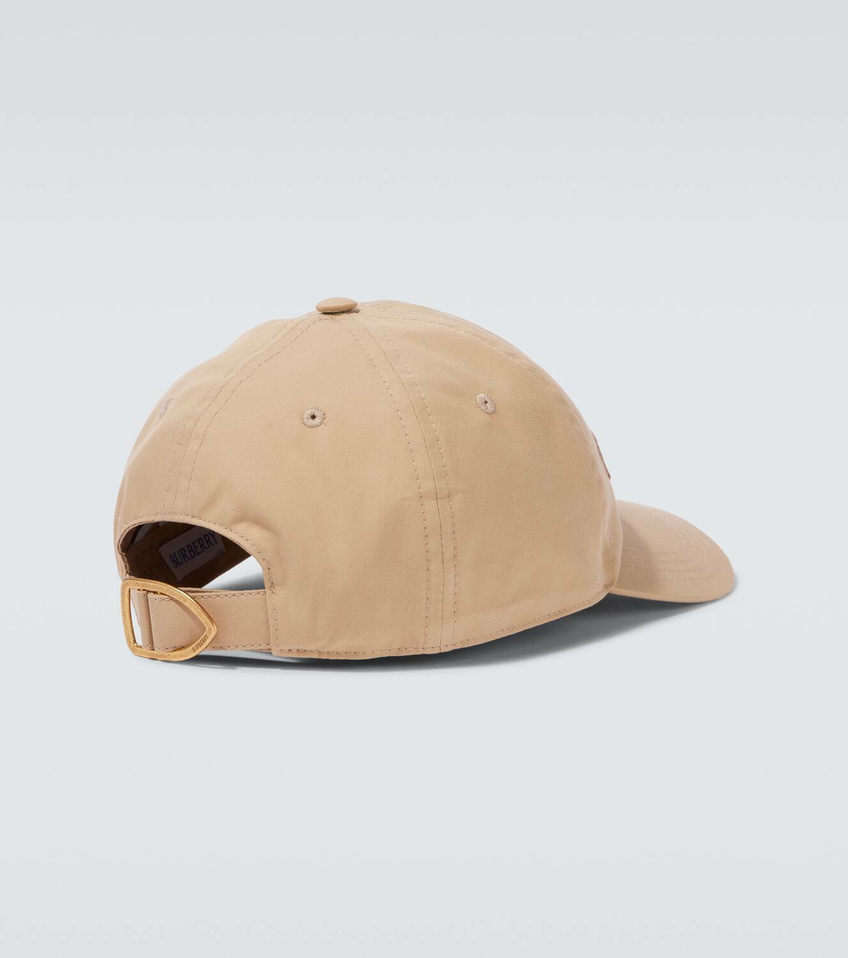 Burberry Logo embroidered gabardine baseball cap