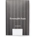 Ermenegildo Zegna - Three-Pack Stretch Cotton-Blend No-Show Socks - White