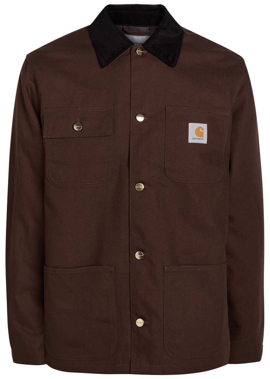 Carhartt WIP - Wacko Maria Corduroy-Trimmed Leopard-Print Cotton