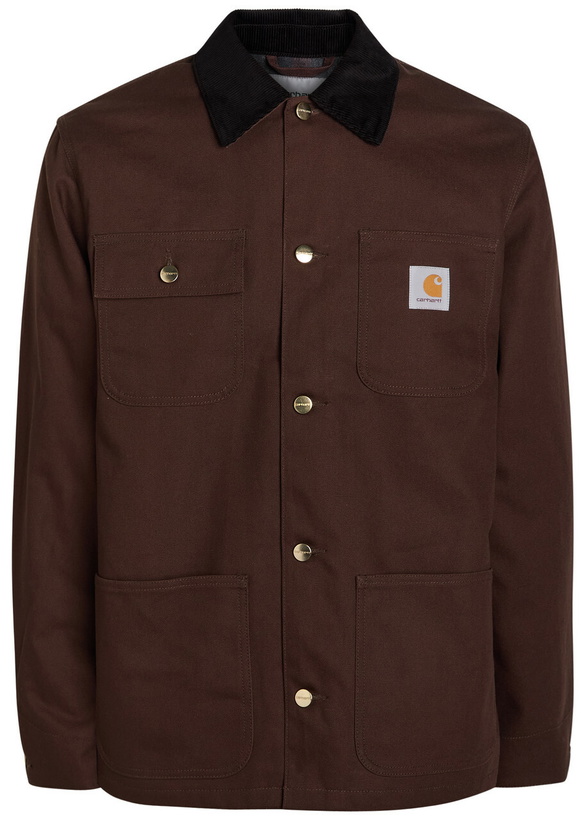 Photo: Carhartt Wip Michigan Canvas Jacket Burgundy