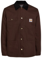 Carhartt Wip Michigan Canvas Jacket Burgundy