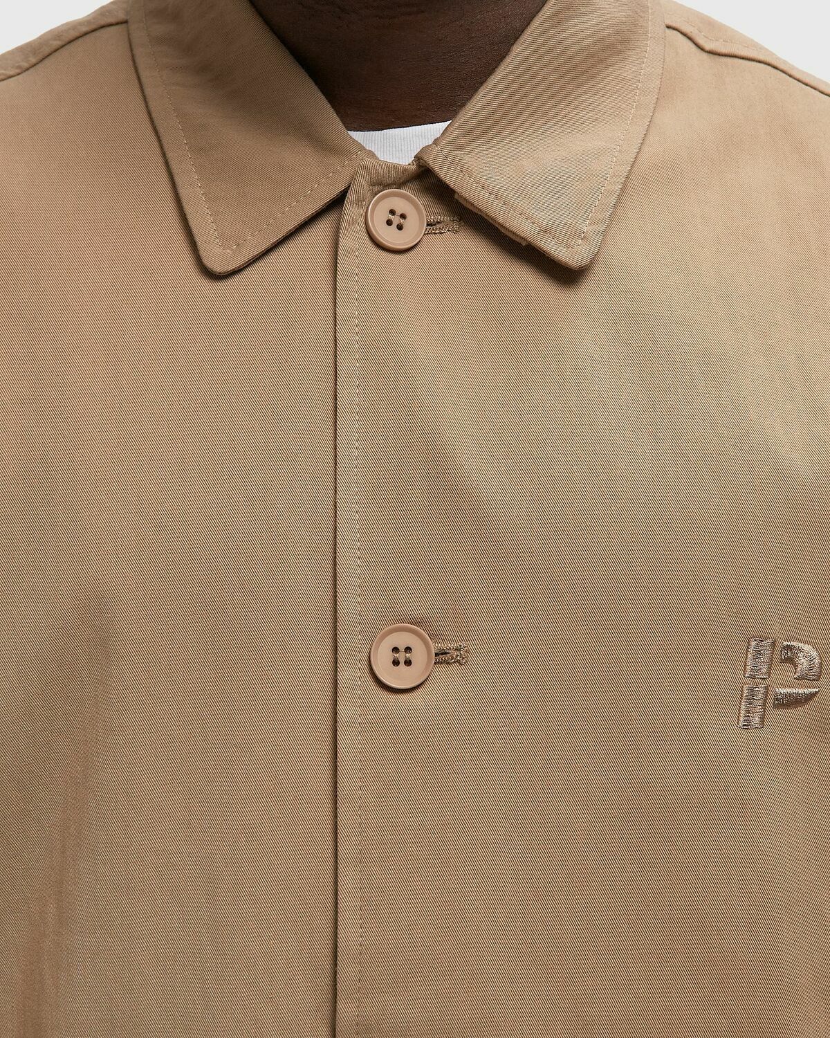 Parlez Downtown Jacket Beige Mens Overshirt