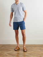 Orlebar Brown - Bulldog Straight-Leg Linen and Lyocell-Blend Shorts - Blue