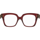 LOEWE Red Anagram Glasses