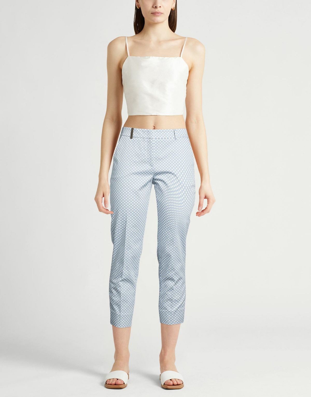 Peserico Icon 4718 Womens Pants Sky in Blue