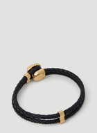 Greca Chain Bracelet in Black