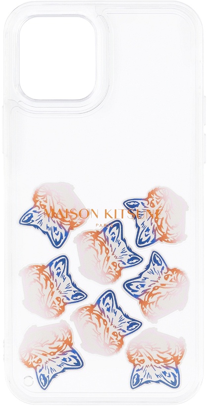 Photo: Maison Kitsuné Big Fox Head Aqua iPhone 12/12 Pro Case