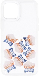 Maison Kitsuné Big Fox Head Aqua iPhone 12/12 Pro Case
