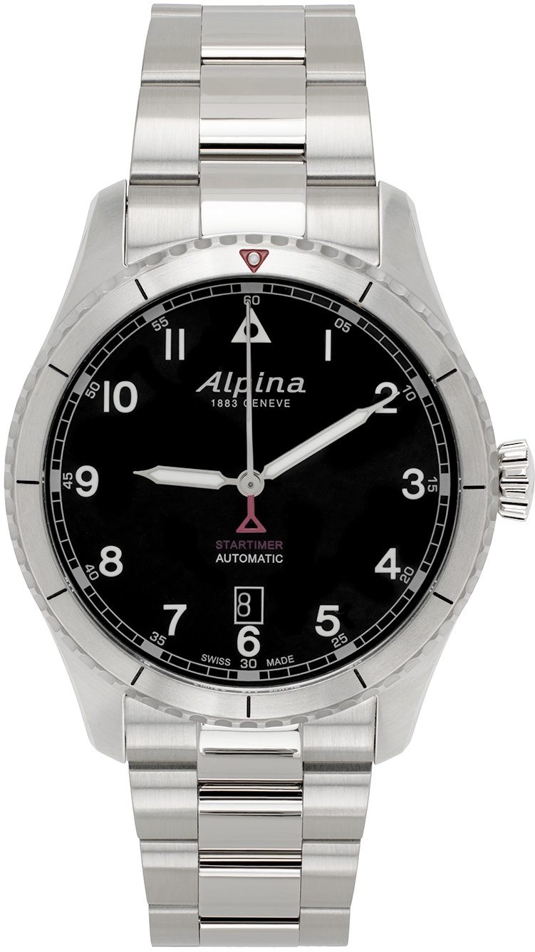 Photo: Alpina Silver Startimer Pilot Automatic Watch