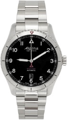 Alpina Silver Startimer Pilot Automatic Watch