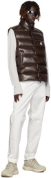 Moncler Brown Tibb Down Vest