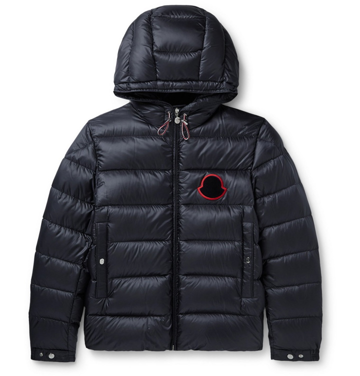 Photo: Moncler - Sassiere Quilted Shell Hooded Down Jacket - Blue