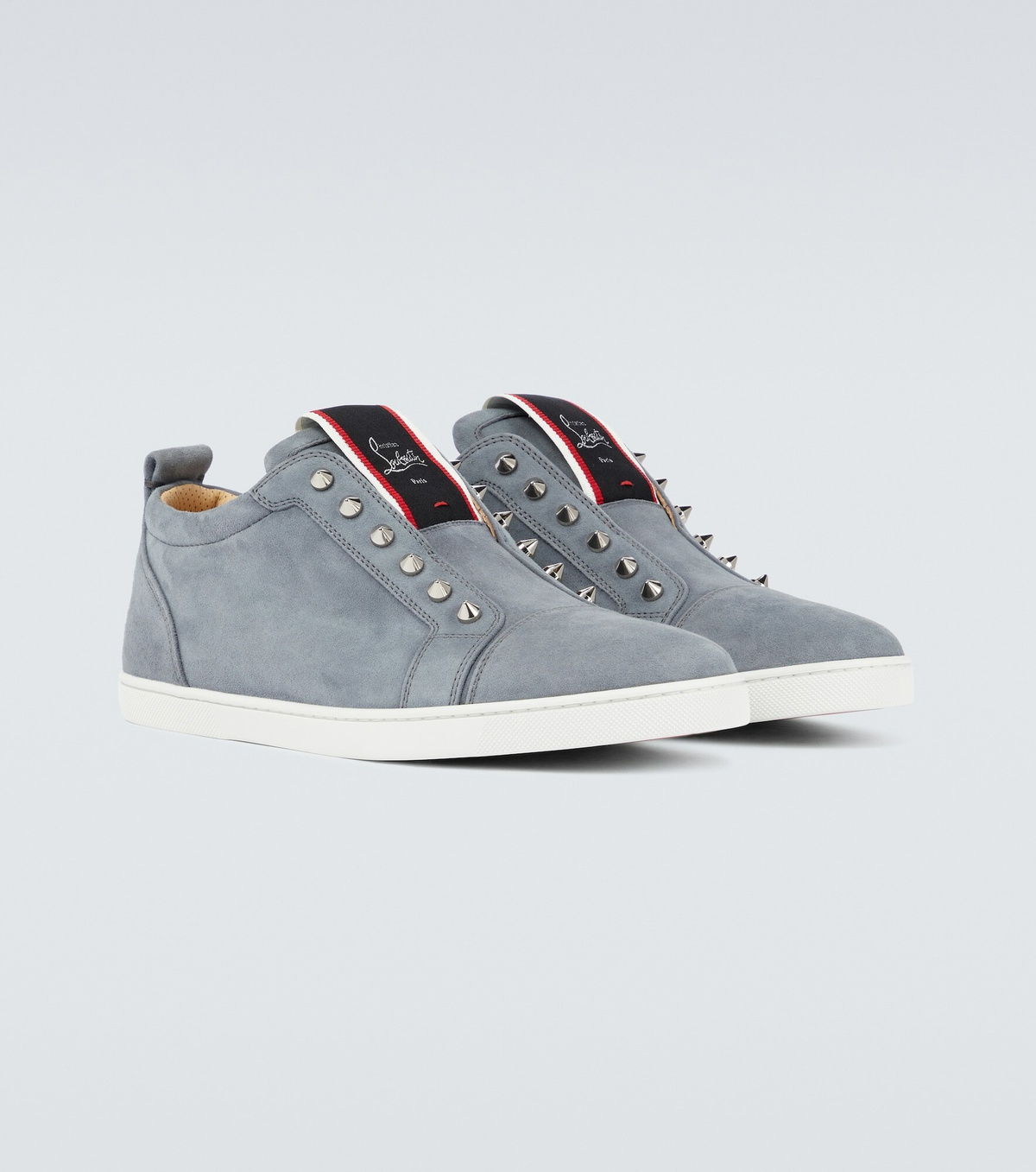 Christian Louboutin f.a.v. Fav fique sneaker vontade flat goose gray grey sz 45 Christian Louboutin F.A.V Fique A Vontade Sneakers | Saks  main image 4