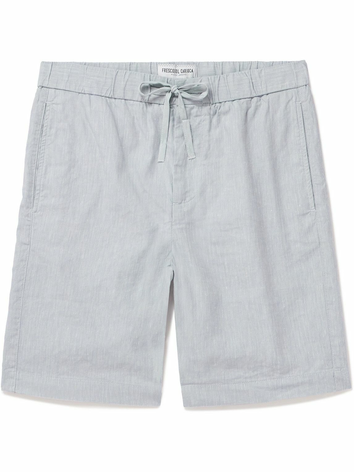 Frescobol Carioca - Felipe Straight-Leg Cotton and Linen-Blend ...