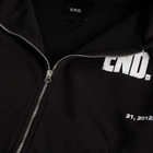 END. Milano Creed Zip Hoodie in Black