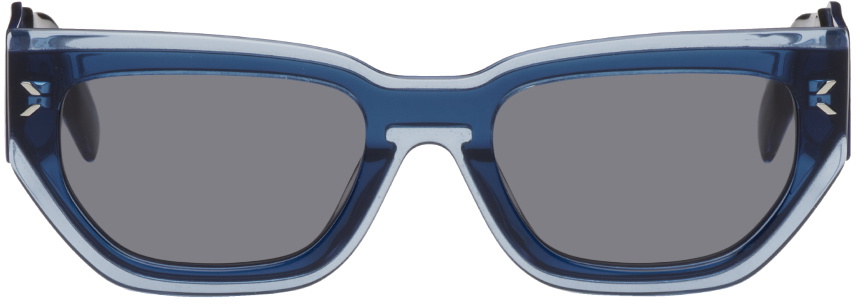 MCQ Blue Rectangular Sunglasses McQ Alexander McQueen display picture 1