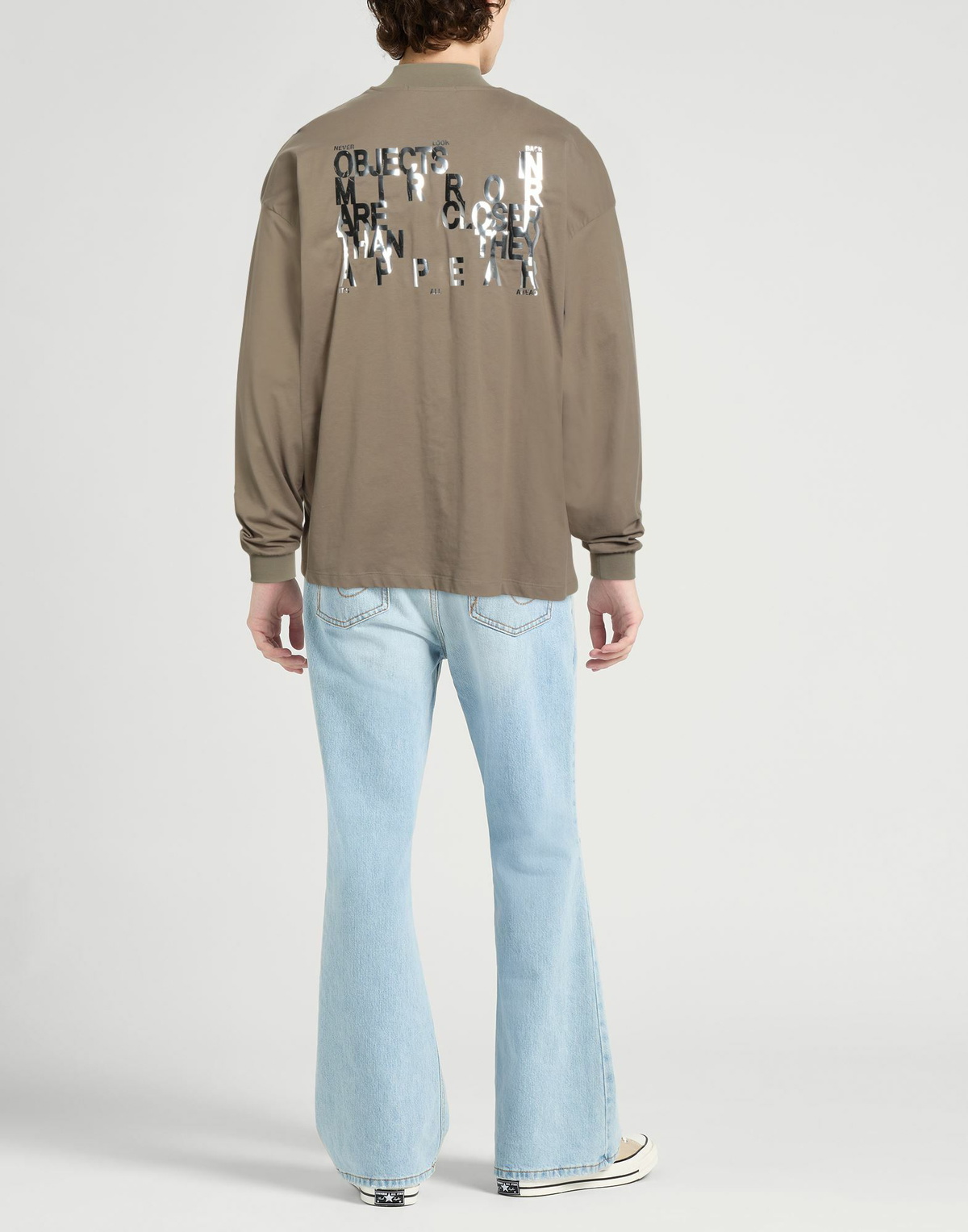 Msgm Mens T-shirt Khaki