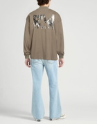 Msgm Mens T-shirt Khaki