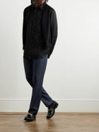 Versace - Slim-Fit Tapered Virgin Wool Trousers - Blue