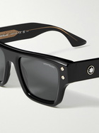 MONTBLANC EYEWEAR - Square-Frame Acetate Sunglasses