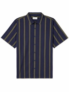 Saturdays NYC - Bruce Striped Cotton-Voile Shirt - Blue