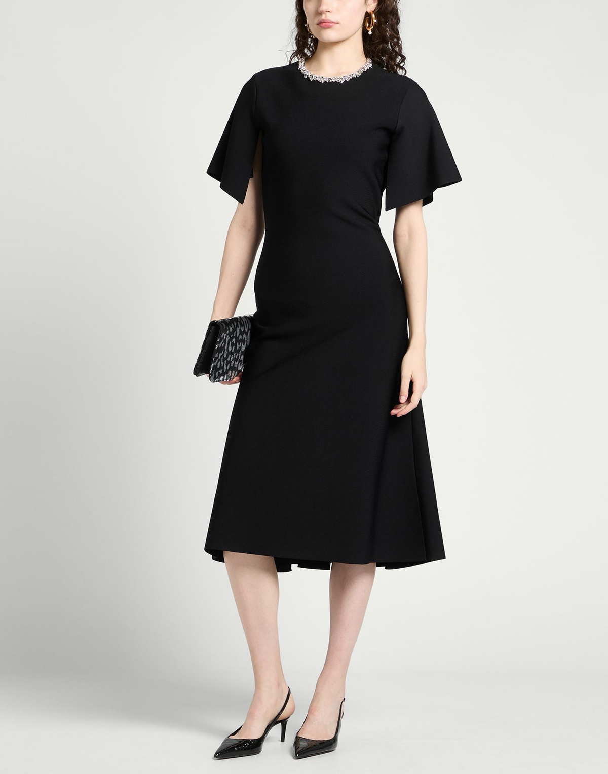 Mcqueen Womens Midi dress in Black