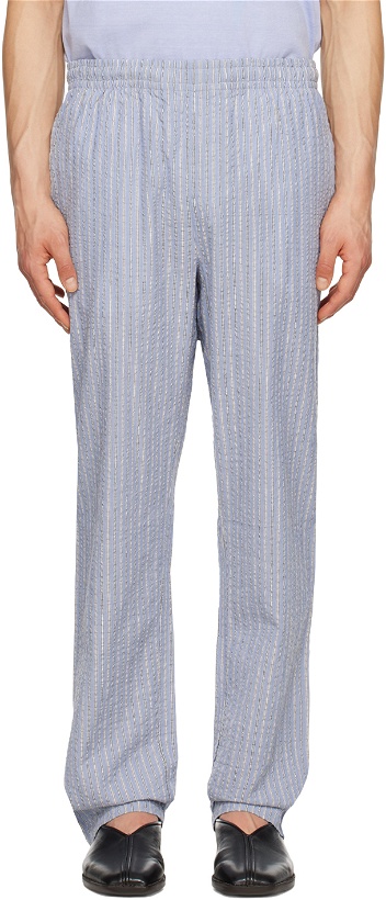 Photo: ASPESI Blue Stripe Trousers