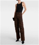 Y/Project Layered high-rise wide-leg jeans