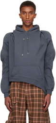 Collina Strada Gray 'CS Gym' Muscle Wave Hoodie