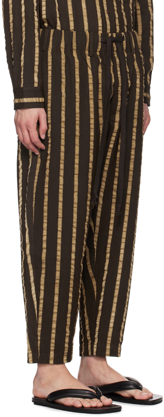 UMA WANG Brown Pigiama Pants