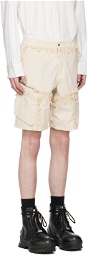 HELIOT EMIL Off-White Spherical Shorts