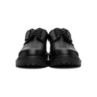 N.Hoolywood Black Leather Postman Derbys