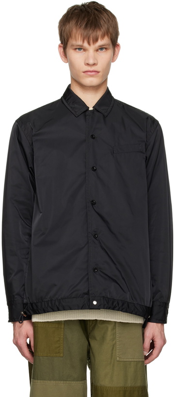 Photo: sacai Black Sports Mix Shirt