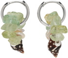 Santangelo SSENSE Exclusive Green & Silver Baba Earrings