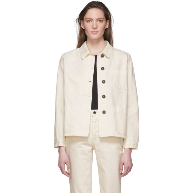 The Row Off-White Denim Kurt Jacket The Row