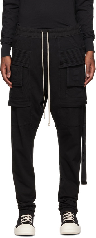 Photo: Rick Owens DRKSHDW Black Creatch Cargo Pants