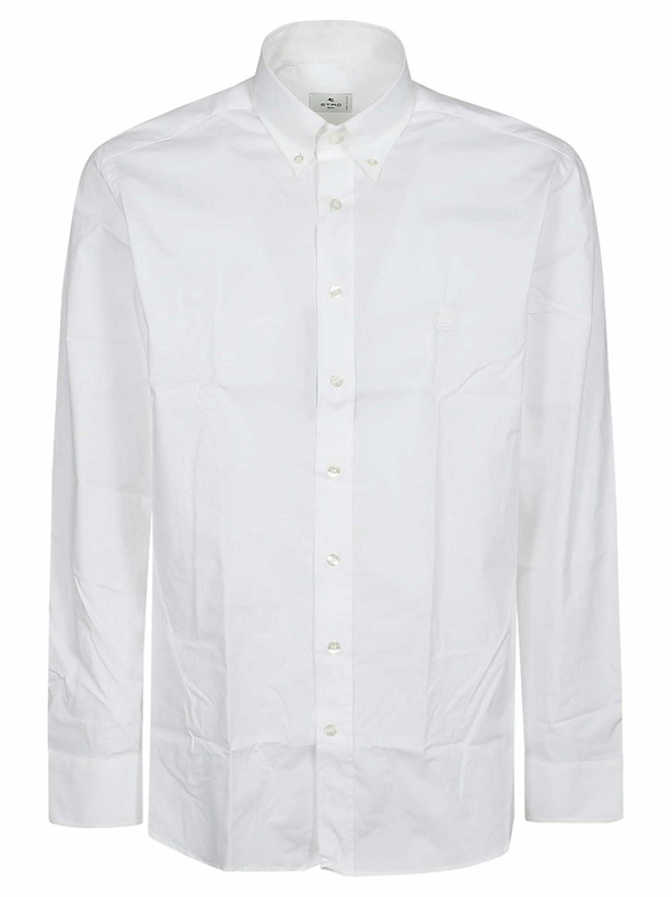 Photo: Etro Roma Button Down Logo Shirt
